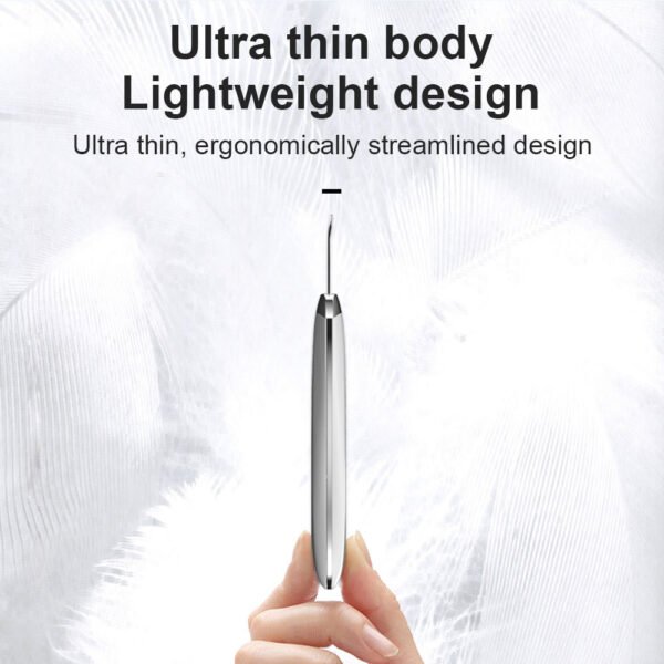 Electric Ultrasonic Skin Scrubber Face Spatula Home Ultrasonic Skin Scrubber Facial Cleaner Handheld Mini Derma Galvanica Tightening Face Scrubber Machine Skin Scrubber USB Ultrasonic - Image 9