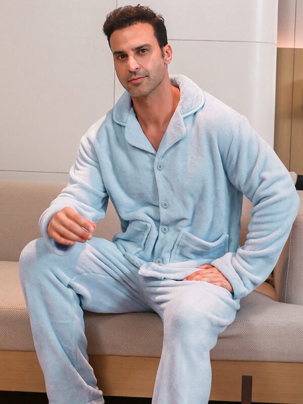 Men's Pajama Velvet Set - Image 9