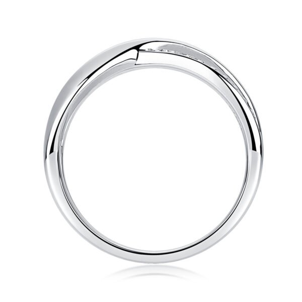 Wrap Around The Diamond Ring Luxury Fashion Set Moissanite Silver Ring - Image 2