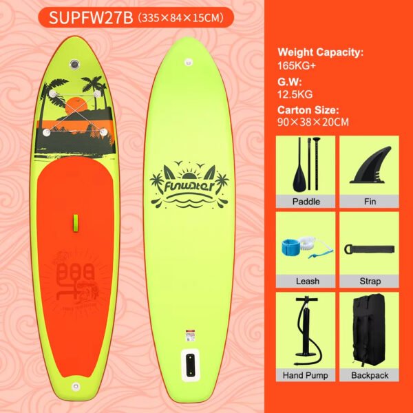 Water Skiing And Surfing, Standing Surfboard, Inflatable Surfboard - Image 5