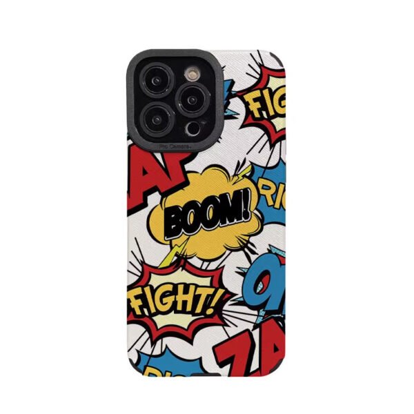 Phone Case Leather Pattern Silicone All-inclusive Phone Case - Image 2