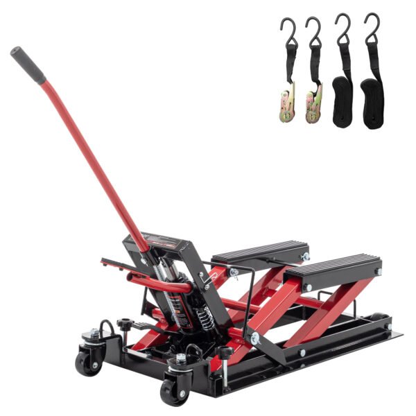 Hydraulic Motorcycle Lift Jack 1500 Lb Capacity Pedal Motorcycle Lift Table - Image 7