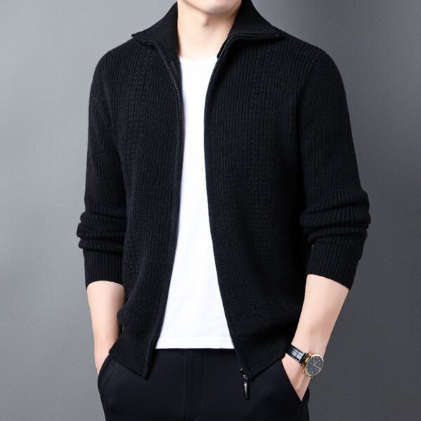 Spring And Autumn New Casual Men's Outerwear Sweater - Image 5
