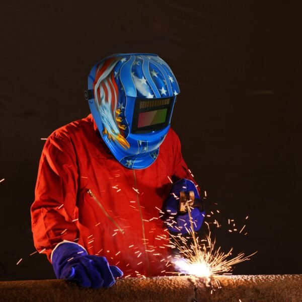 Welding Helmet Solar Powered Auto Darkening Hood With Adjustable Wide Shade Range 9-13 For Mig Tig  Weld Grinding Welder Mask - Image 6