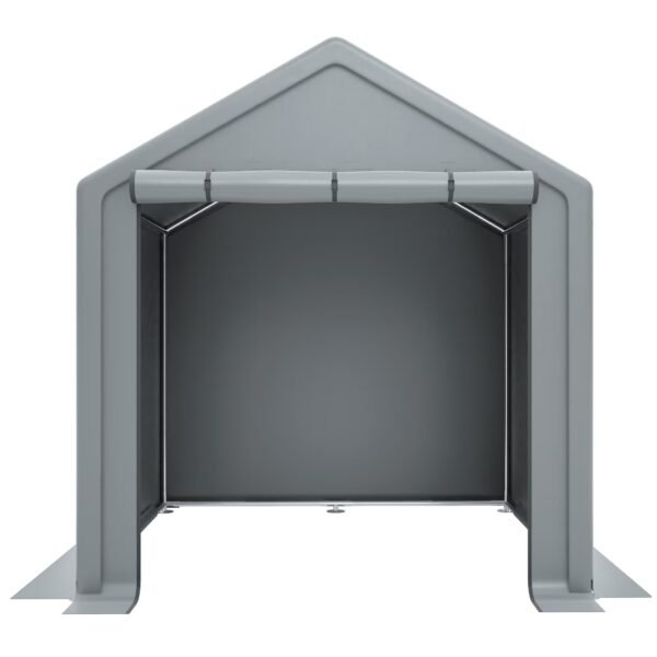 6x6 Ft Garden Shed Heavy Duty Outdoor Portable Garage Ventilated Car Canopy Carports