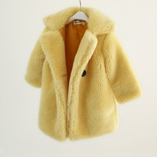 Big Kids Fur Coat In Autumn And Winter Coat - Image 10