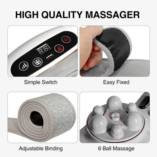 Automatic Abdominal Massager Multiple-use For Waist And Abdomen Back Neck And Legs 3 Modes For Home Or Office Use - Image 5