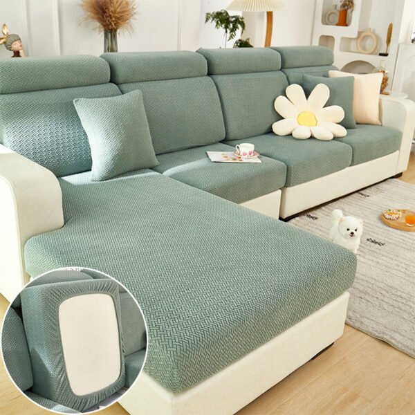 Elastic All-inclusive Four Seasons Universal Cover Towel Sofa Cushion Cover - Image 3