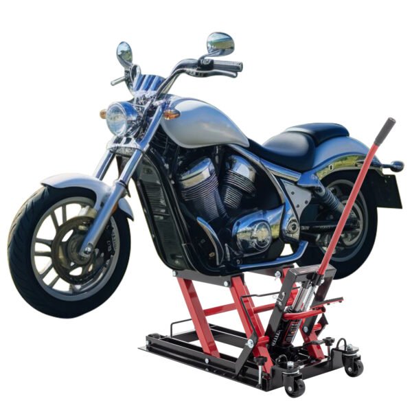 Hydraulic Motorcycle Lift Jack 1500 Lb Capacity Pedal Motorcycle Lift Table - Image 9