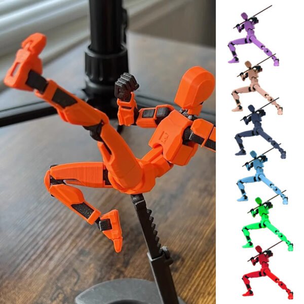 Multi-Jointed Movable Shapeshift Robot 2.0 3D Printed Mannequin Dummy Action Model Doll Toy Kid Gift - Image 5