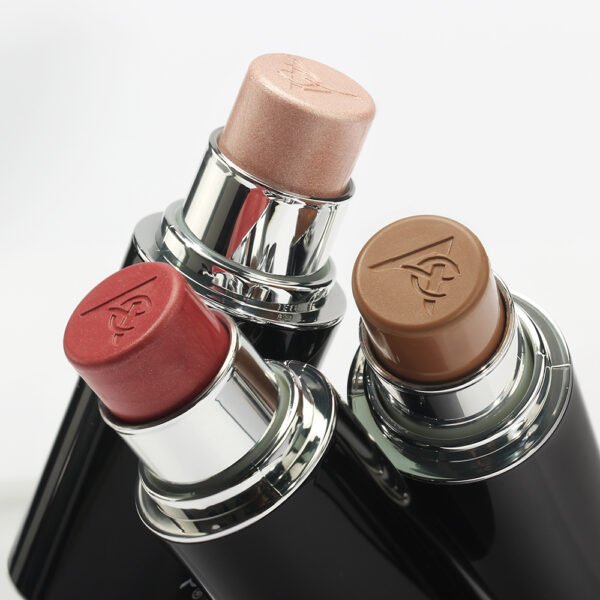 Anglicolor Highlighter Long Lasting,Contour Stick Makeup Naturally,Blush Makeup Smoothing,High Color Rendering,Easy To Mix,Vegan & Cruelty-Fre - Image 2