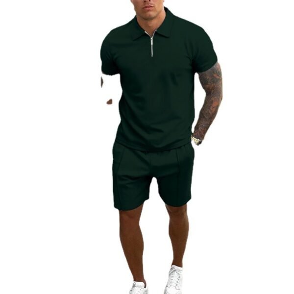 Men's Short-sleeved Shorts Casual Suit Two-piece Suit - Image 3