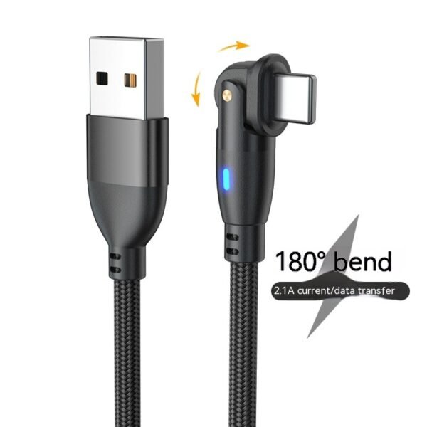New Product Bending 180 Degrees Data Cable Android TYPEC3A Fast Charge Data Cable - Image 6