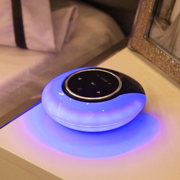 Creative Bluetooth Subwoofer Stereo Speaker LED Desk Lamp Stepless Dimming Folding Touch Atmosphere Night Light - Image 5