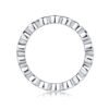Diamond Ring Luxury Fashion Set Moissanite Silver Ring - Image 3