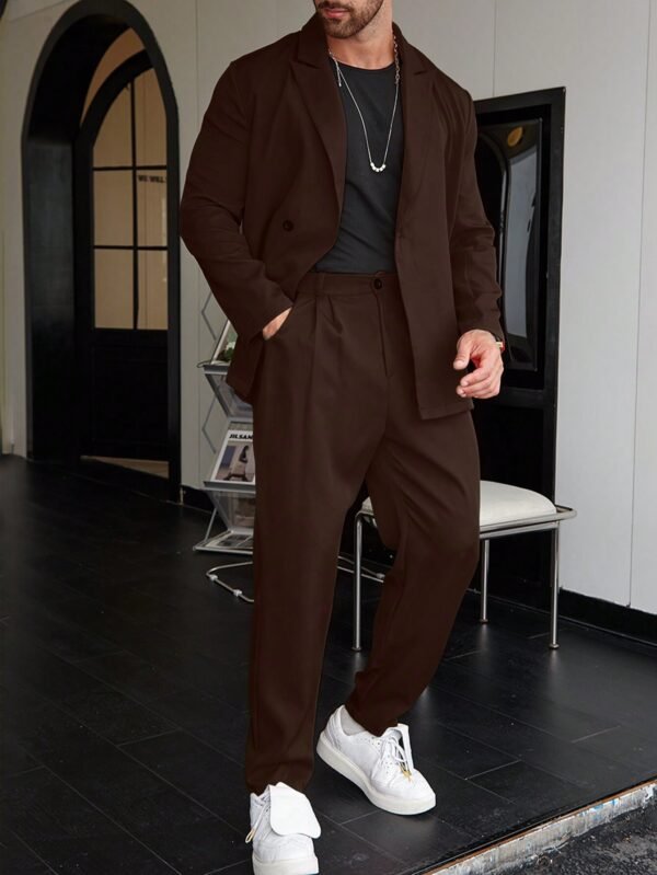Spring And Autumn Personality Trend Loose Men's Suit - Image 8