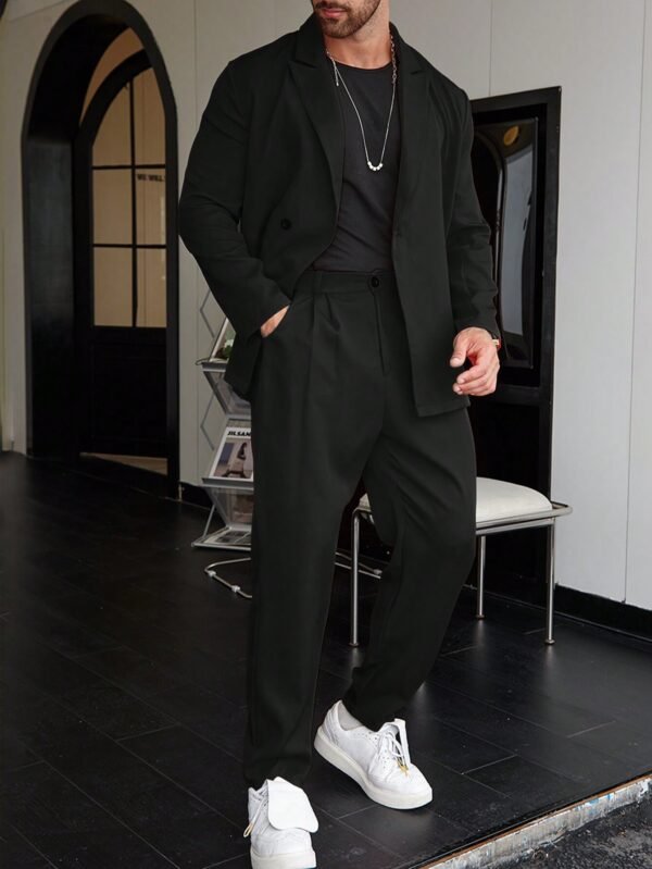 Spring And Autumn Personality Trend Loose Men's Suit - Image 2