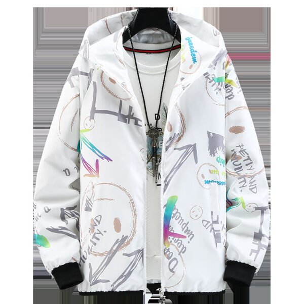 Trendy Colorful Handsome Student Fashion Brand Jacket - Image 2