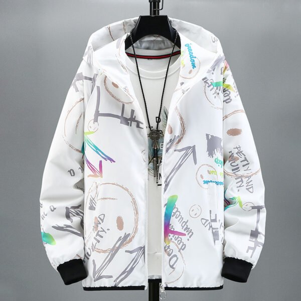 Trendy Colorful Handsome Student Fashion Brand Jacket - Image 6