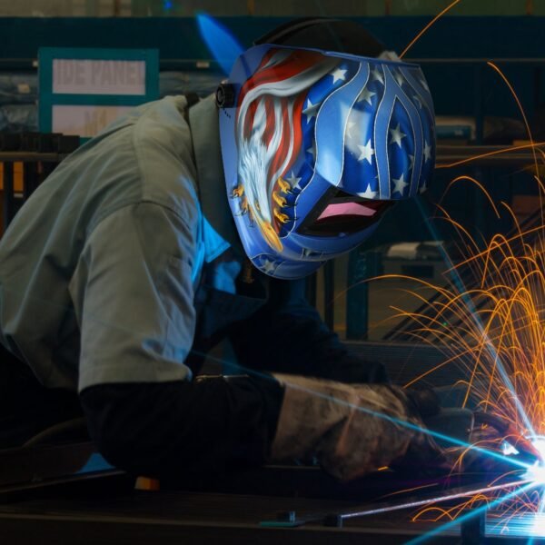 Welding Helmet Solar Powered Auto Darkening Hood With Adjustable Wide Shade Range 9-13 For Mig Tig  Weld Grinding Welder Mask - Image 2