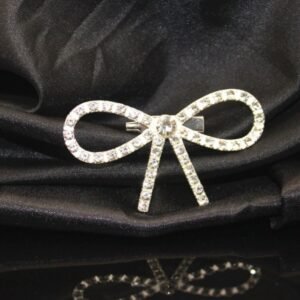 New Versatile Rhinestone Bow Brooch