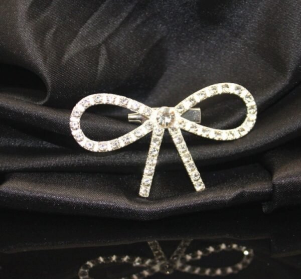 New Versatile Rhinestone Bow Brooch