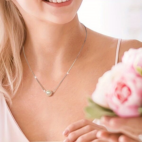 Style All Single Fashion Pearl Necklace Wedding  Anniversary Mother's Day Valentine's Day Party Gift - Image 5
