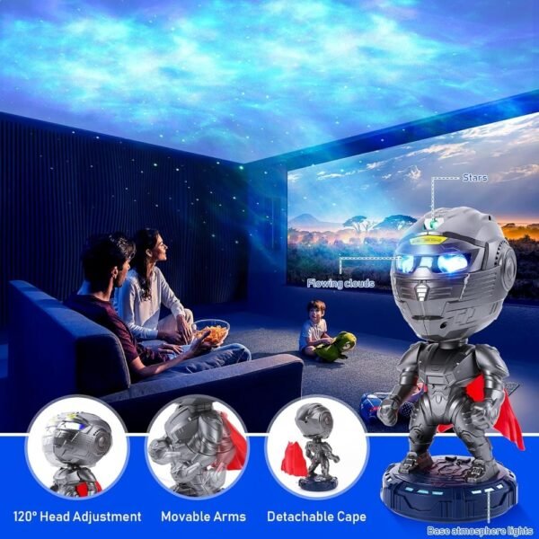 Mecha Samurai Projector Light - Regular Models, Inspired By The Unique Mecha Samurai Shape, It Can Project Cool Light And Shadow To Light Up The Atmosphere Of The Space - Image 9