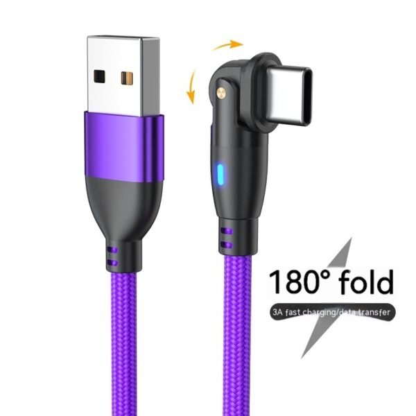 New Product Bending 180 Degrees Data Cable Android TYPEC3A Fast Charge Data Cable - Image 8