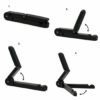 Universal Foldable Phone Tablet Holder Adjustable Bracket Desktop Stand Tripod Stability Support For Phone Adjustable Portable Desktop Holder Mount Folding Tablet Stand Anti-Slip For Ipad - Image 2
