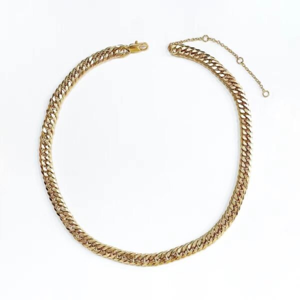 5mm Cuban Chain Men's Necklace Shiny 18 Inch - Image 6