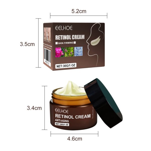 Retinol Anti Aging Wrinkle Removal Skin Firming Cream, EELHOE Retinol Cream Anti-Aging With Hyaluronic Acid And Vitamin - Image 4
