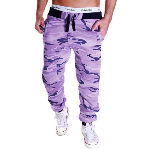 Camouflage Pants Men Hip Hop Casual Pants Loose Trousers Fashion Urban Mid Waist Pants - Image 4