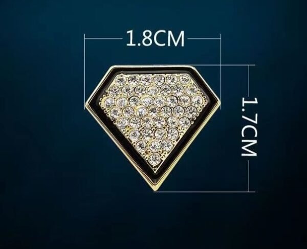 Simple And Stylish Rhinestone Brooch - Image 5