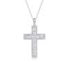 Shelter Luxury Fashion Diamond Pendant Necklace Set With Mosan Diamond Silver Ornaments