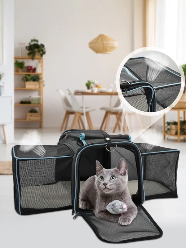 Pet Cart, Airline Approved Cat And Dog Carrier On Wheels, Expandable Rolling Pet Carrier, Dog And Cat Travel Camping - Image 2