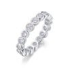 Diamond Ring Luxury Fashion Set Moissanite Silver Ring
