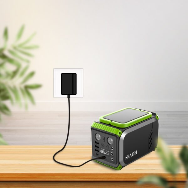 110V Camping Power Station,148Wh 200 W Solar Generator,40000mAh Emergency Power Supply Home Battery Backup For Camping - Image 2
