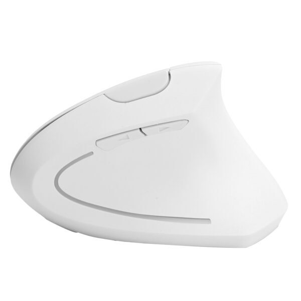 Vertical Mouse USB Wireless Office Gaming Rechargeable Computer Accessories H1 2.4GWhite - Image 6