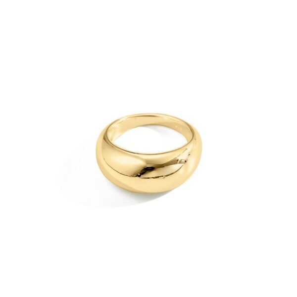 14K Gold Plated Dome Ring - Image 4
