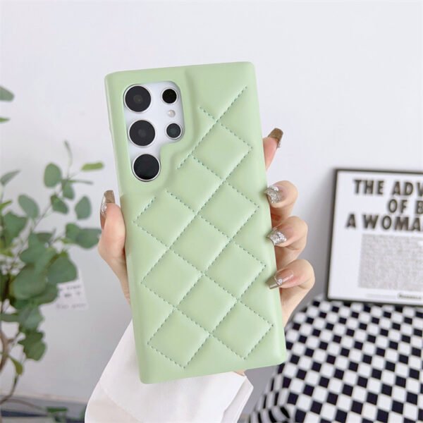 Diamond Plaid Phone Case Leather Phone Protective Case - Image 6