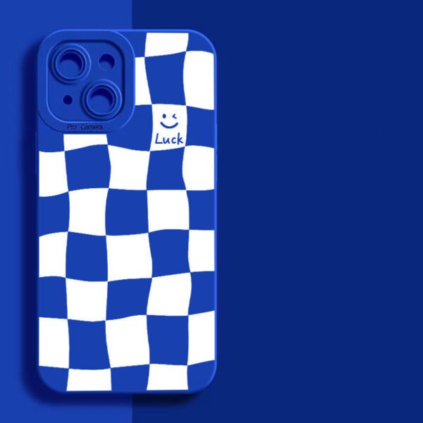 Fashion Personality Angel Eye Checkered Phone Case - Image 4