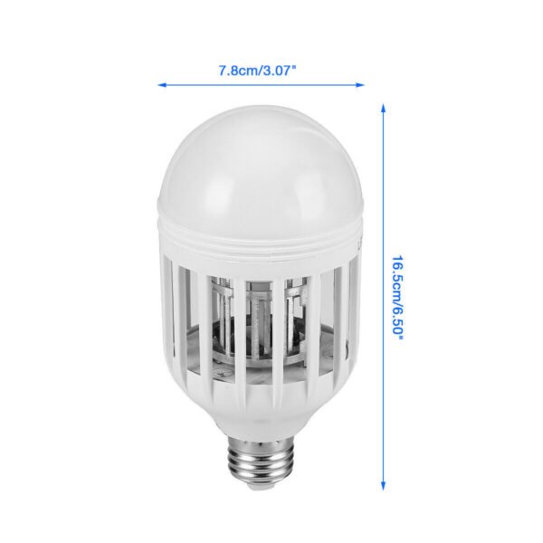 Bug Zapper Light Bulb Mosquito Lamp Fly Trap Killer Indoor Outdoor Insect E26 E27 - Image 7