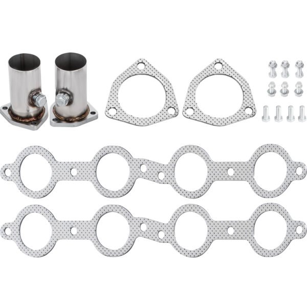 VEVOR Exhaust Header Set 1 Exhaust Turbo Headers, Stainless Steel Exhaust Manifold Headers, Shorty Engine Conversion LS Swap Exhaust Headers For Chevy LS1 LS2 LS3 LS6 LS10 SUV Truck Car - Image 4