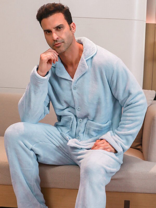 Men's Pajama Velvet Set - Image 3