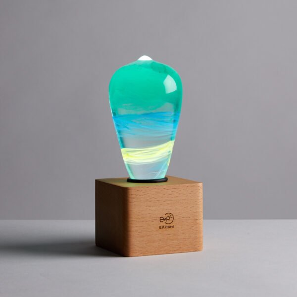 EP LIGHT Resin Wood Table Lamp, Ambient Night Lights, Birthday Gifts, Creative Lighting - Image 9