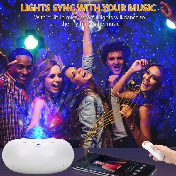 Space Circular Starry Sky Lamp - Image 4