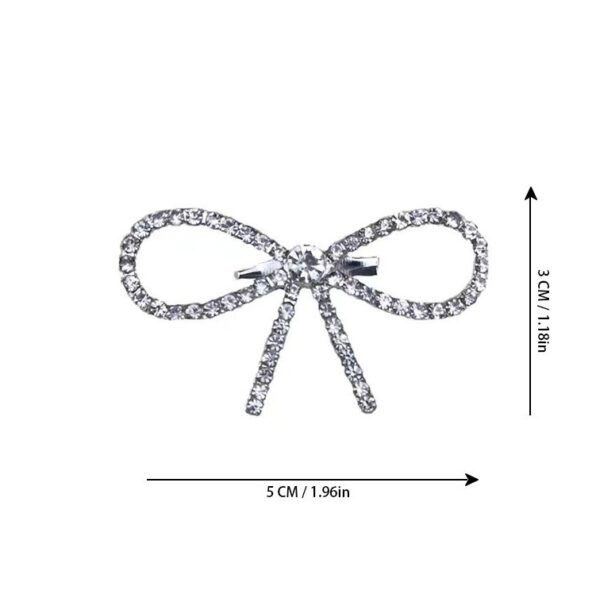 New Versatile Rhinestone Bow Brooch - Image 9