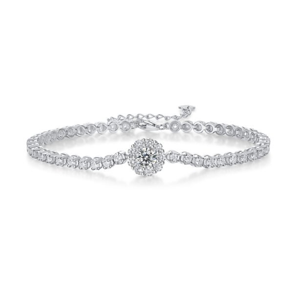 The Bridge Of Magpies Luxury Fashion Mosan Diamond Silver Jewelry Comparable To Natural Diamond Bracelet - Image 3