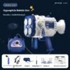 Bubble Gun Rocket Soap Bubble Machine Electric Space Launcher Continues To Produce Bubbles With LED Light - Image 7